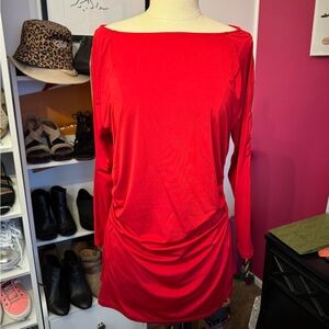 Cache zipper sleeve top